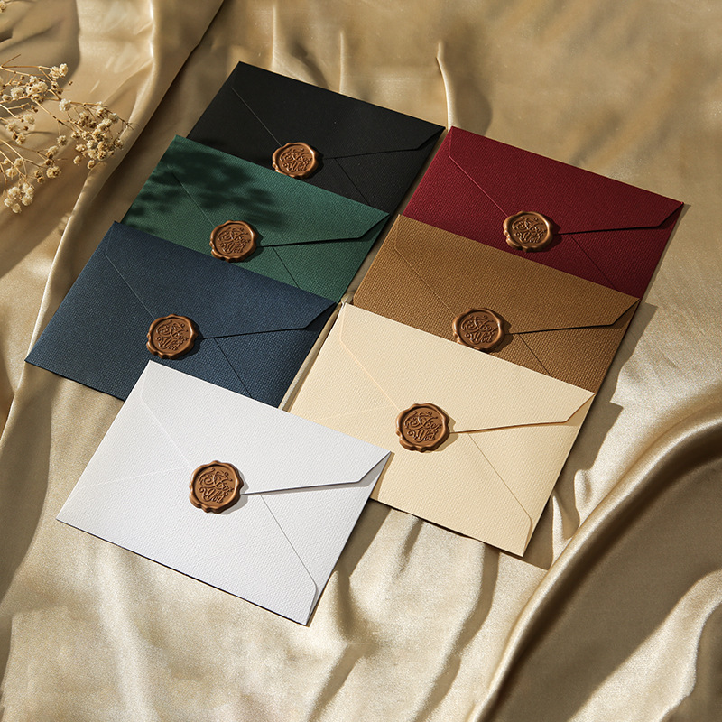 Wax Seal Stamp Kit - 10 conjuntos de cartões de felicitações