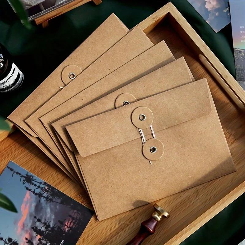 Letter Envelope Kraft - Conjunto de 20 Envelopes de Papel