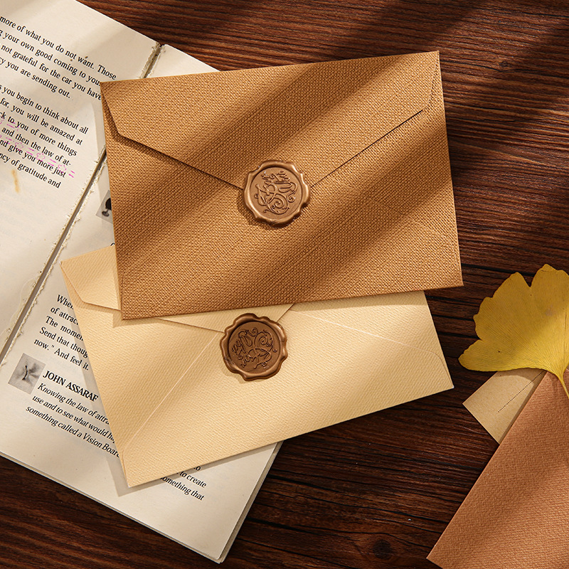 Letter Envelope Kraft - Conjunto de Papelaria com Envelope de