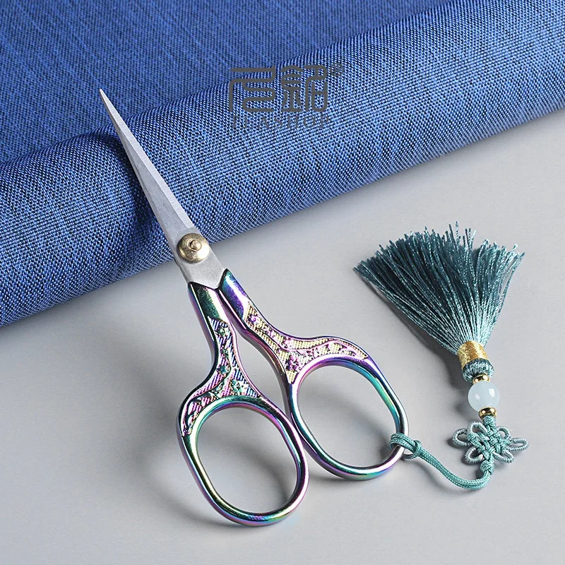 Scissors Stainless Craft - Tesoura artesanal vintage de aço inoxidável,