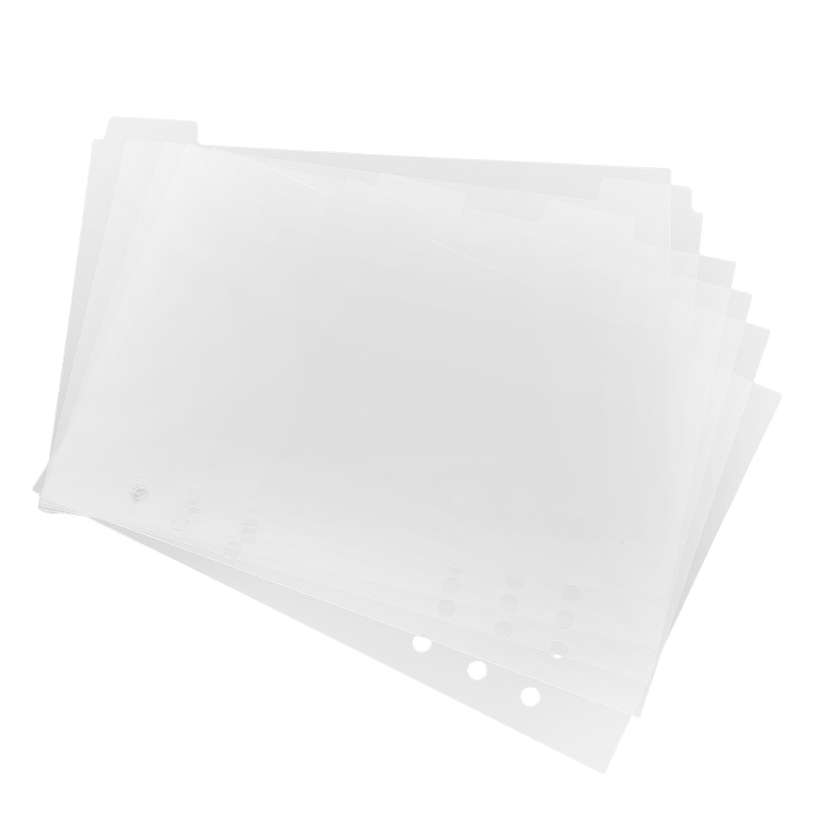 Index Tab Divider - 6 divisórias de índice em acrílico