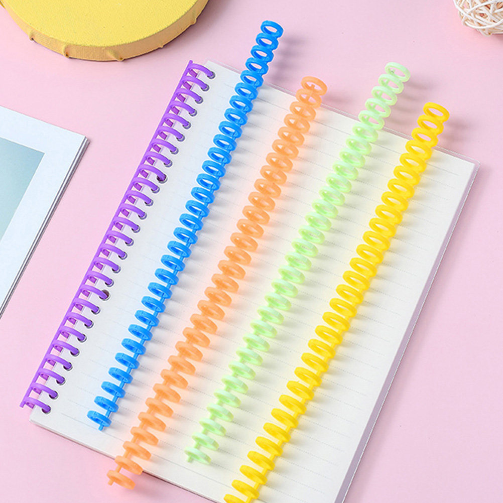 Binding Comb Plastic - 10 unidades de espiral de plástico