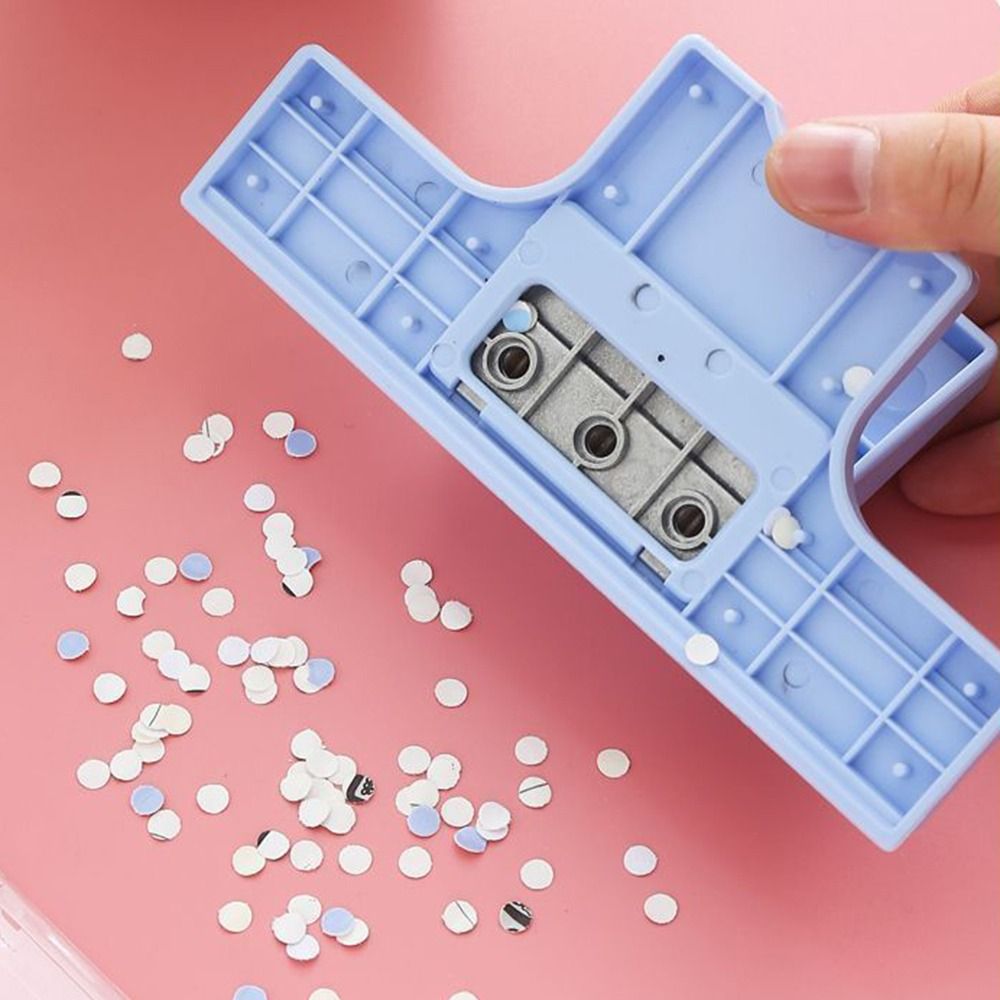 Paper Punch 3 Hole - Máquina de Perfuração Manual Multifuncional com