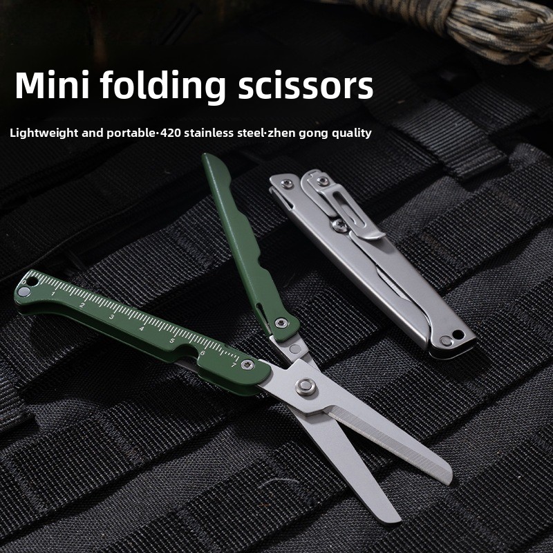 Scissors Stainless Craft - Tesoura Mini Dobrável de Aço Inoxidável