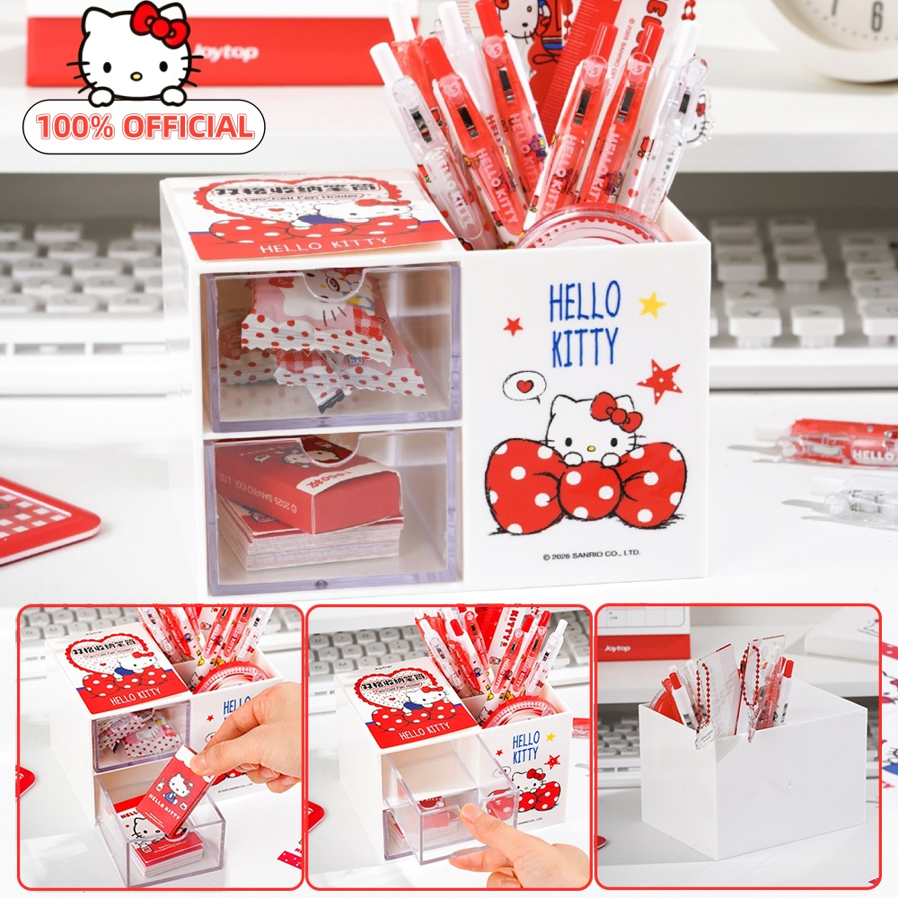 Office Supply Office Stationery Items - Organizador de canetas Hello Kitty original