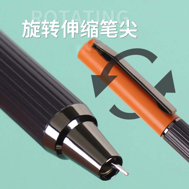 Office Stationery Supply Business - Retrátil Metal Tinta Caneta-tinteiro, EF e