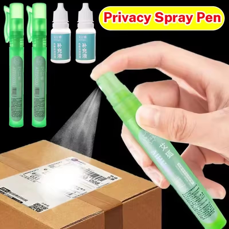 Correction Fluid White - Caneta spray de privacidade para apagar
