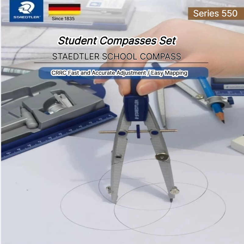 Compasso STAEDTLER 550 com âng - Compass Geometry Set avaliação e preço