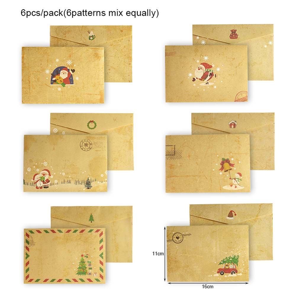 Kit DIY de 6 Peças: Cartões de - Letter Envelope Kraft avaliação e preço