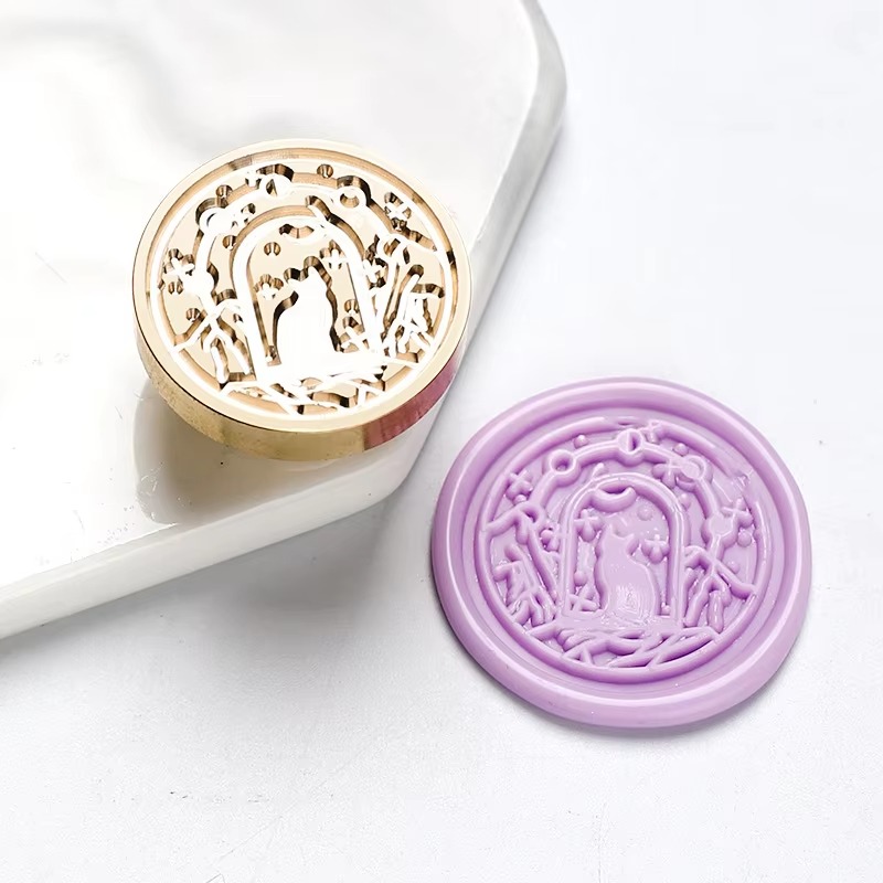 Estrela céu lótus rosa padrão  - Wax Seal Stamp Kit avaliação e preço