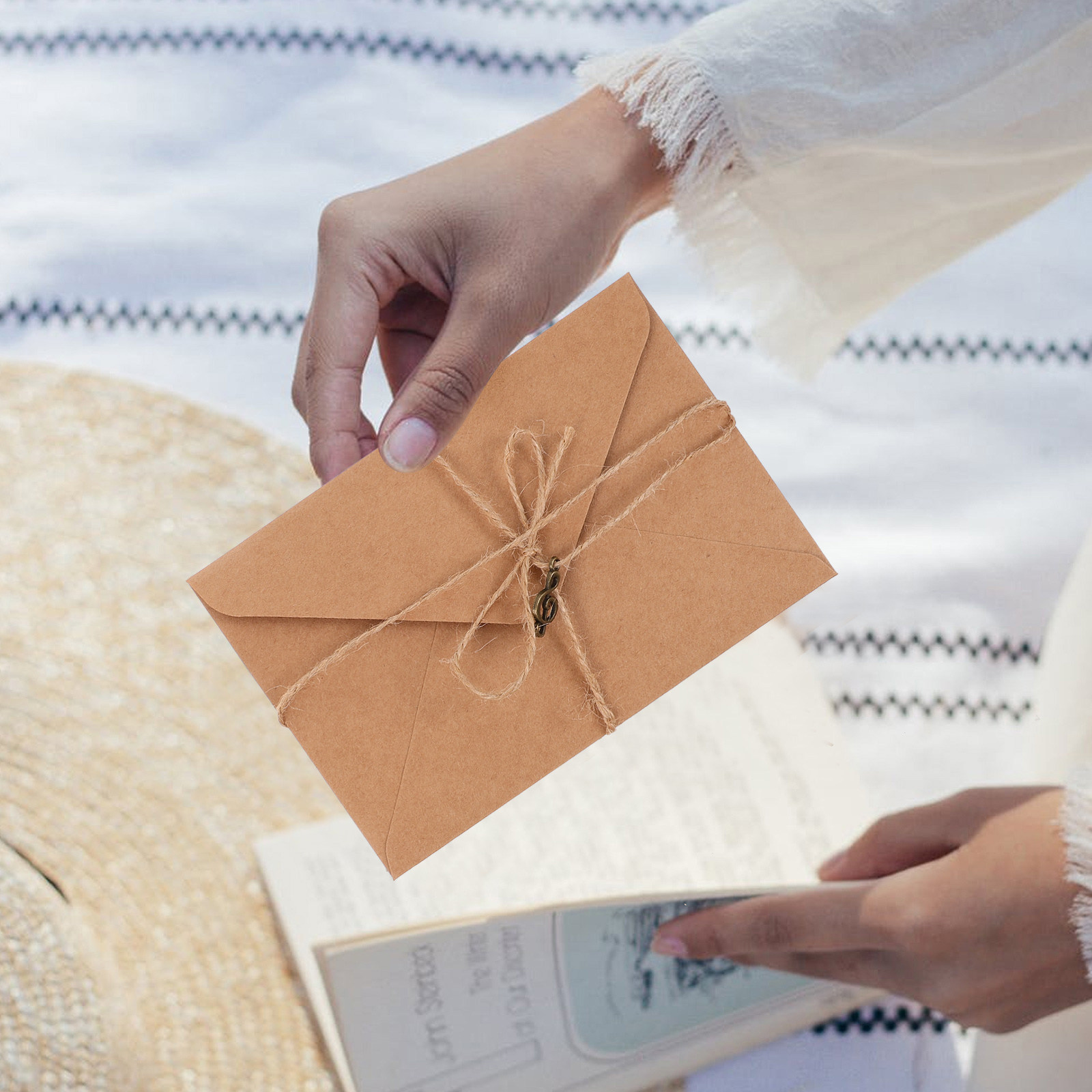 2 conjuntos de papel para escr - Letter Envelope Kraft avaliação e preço