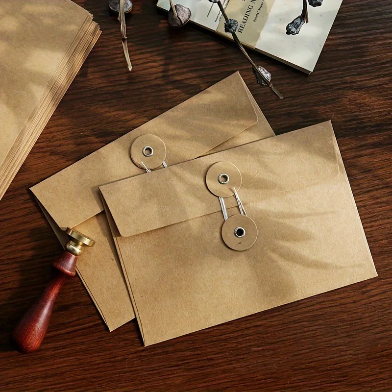 Conjunto de 20 Envelopes de Pa - Letter Envelope Kraft avaliação e preço