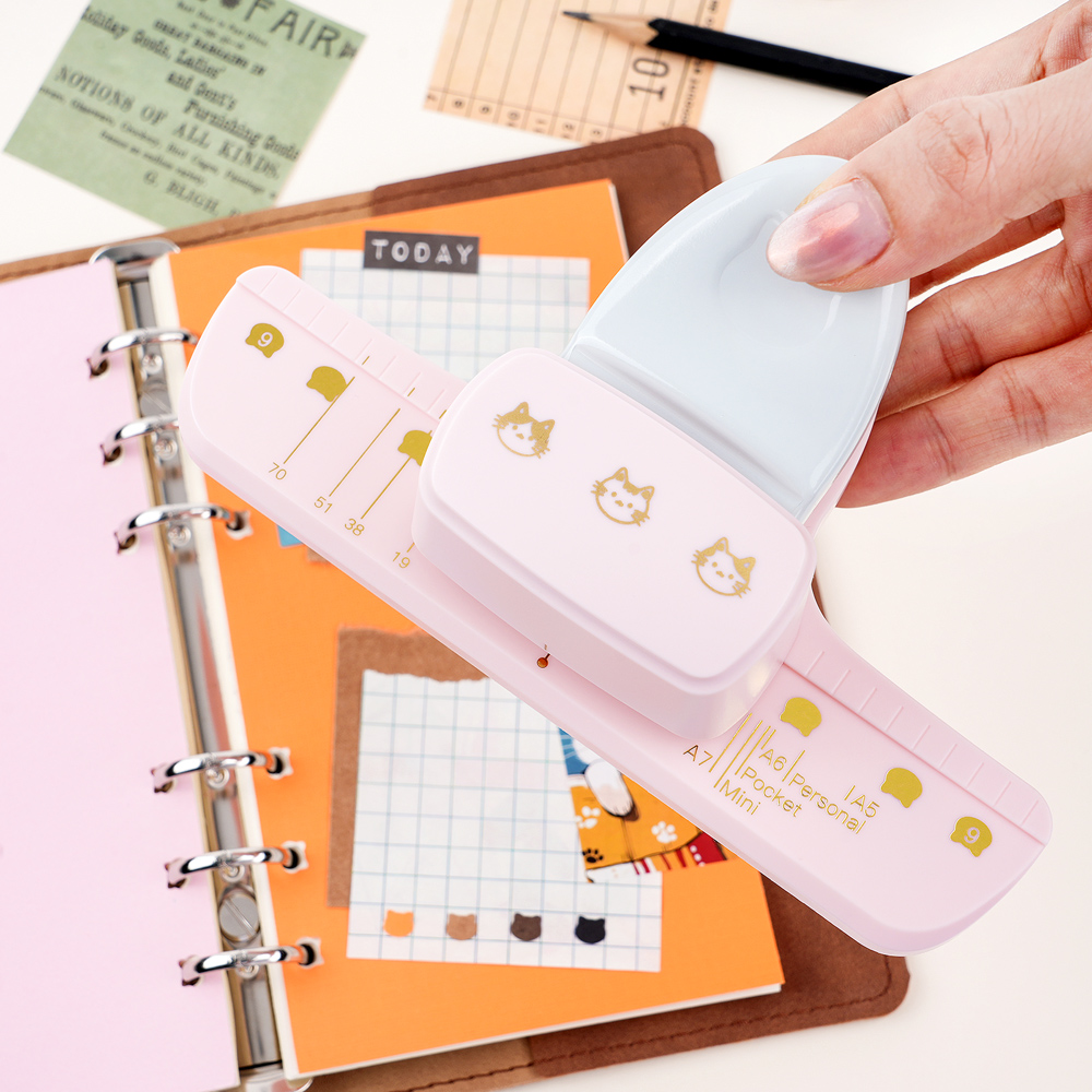 Furador de 3 furos com design  - Paper Punch 3 Hole avaliação e preço