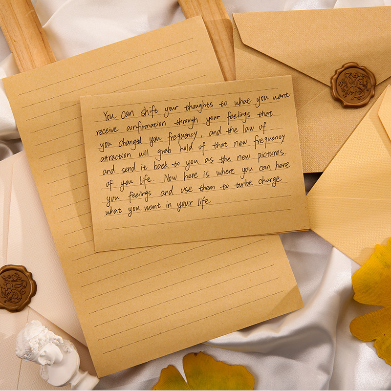 Conjunto de Papelaria com Enve - Letter Envelope Kraft avaliação e preço