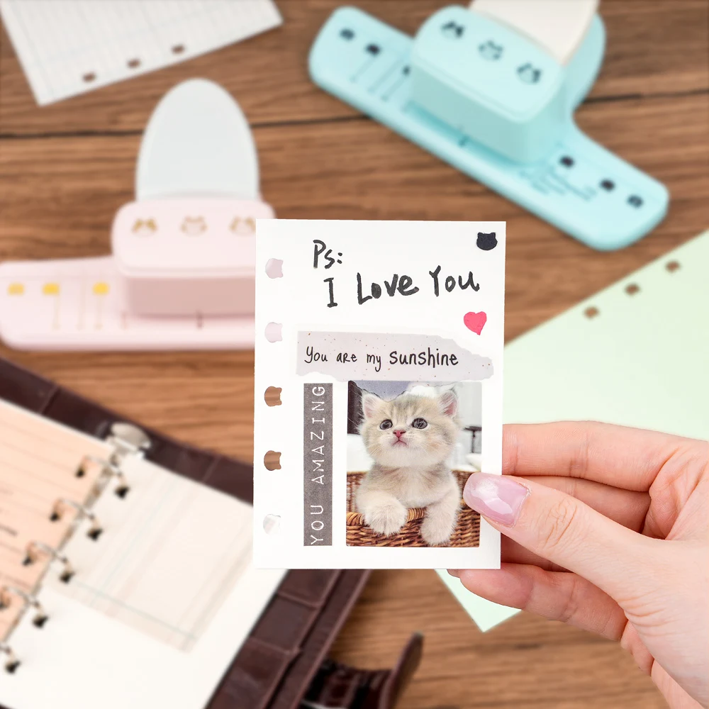 Furador de papel portátil com  - Paper Punch 3 Hole avaliação e preço