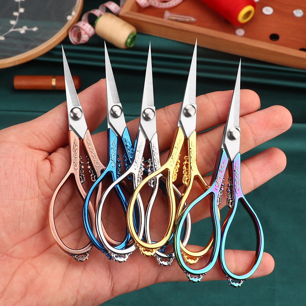 Retro Cross Stitch Scissors An - Scissors Stainless Craft avaliação e preço