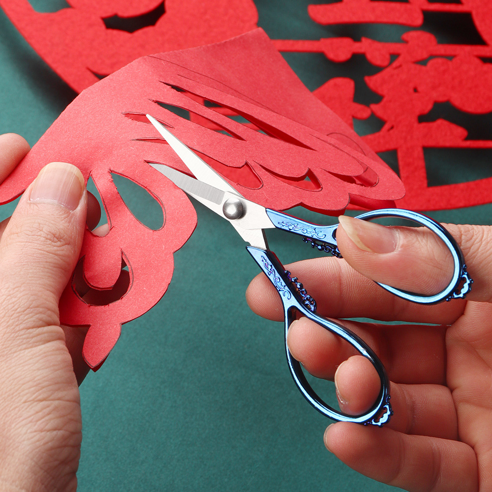 Retro Cross Stitch Scissors An - Scissors Stainless Craft avaliação e preço