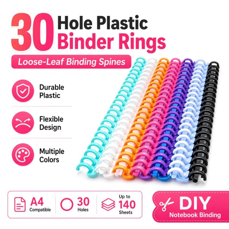 10 unidades de anéis de plásti - Binding Comb Plastic avaliação e preço