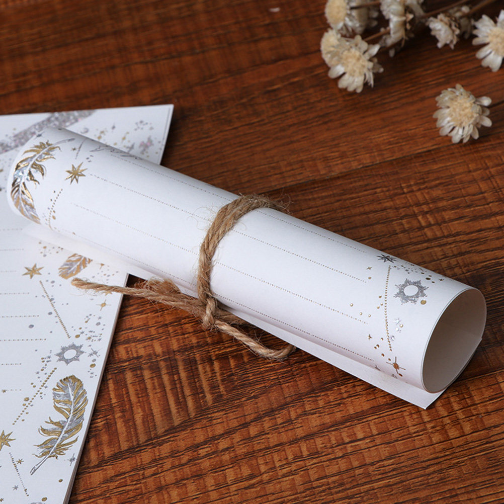 1 Conjunto de Papel para Convi - Letter Envelope Kraft avaliação e preço