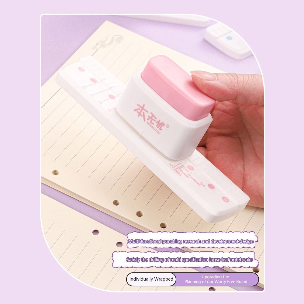 Perfurador de Papel Mini de 3  - Paper Punch 3 Hole avaliação e preço