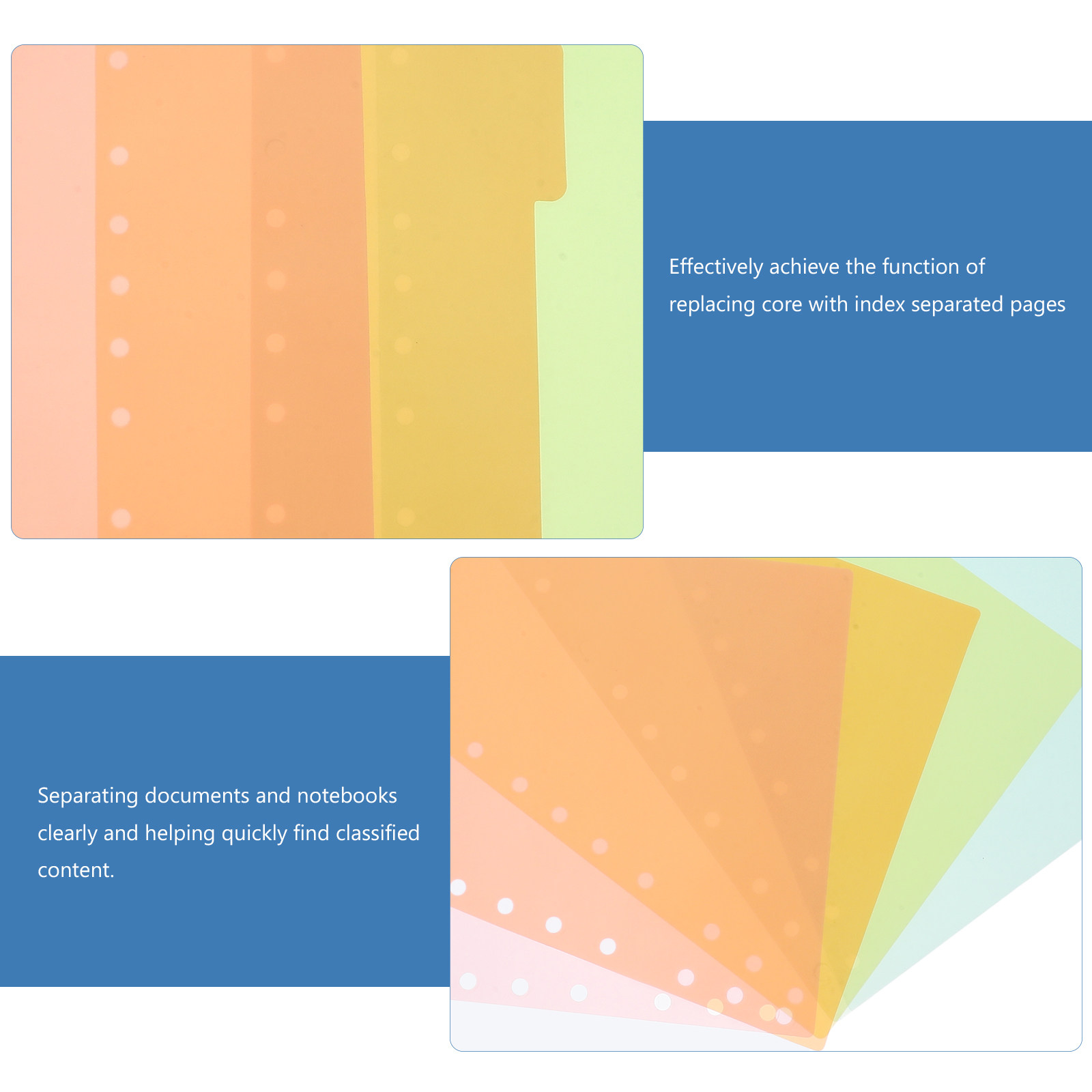 5 divisórias de plástico para  - Index Tab Divider avaliação e preço