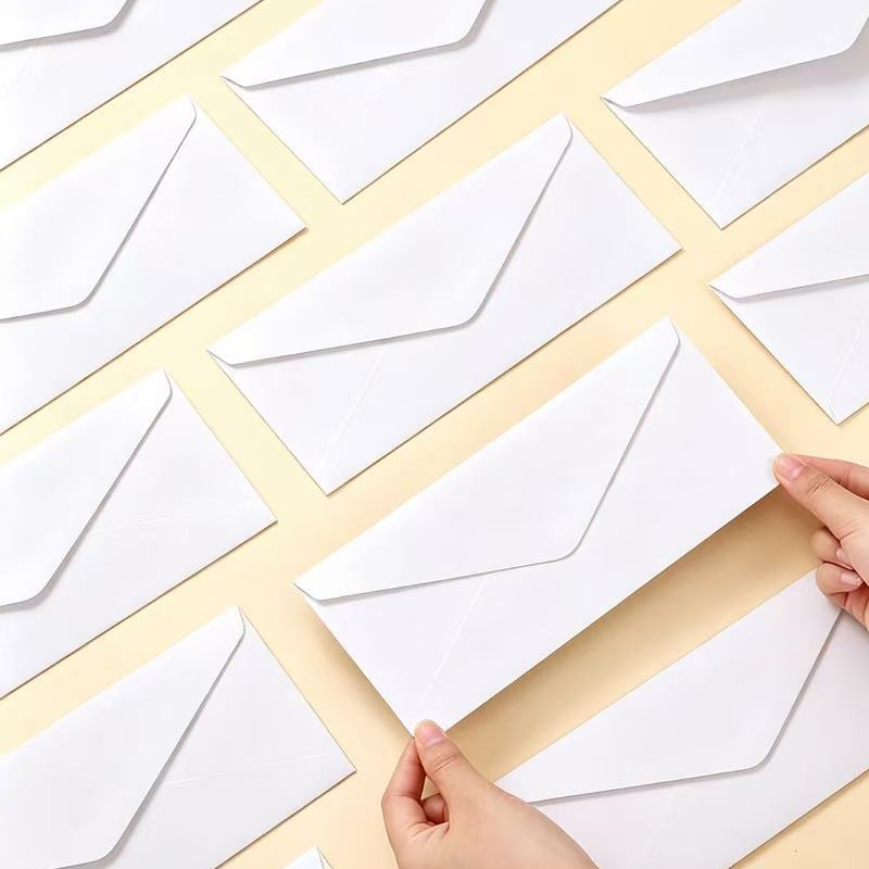 50 Envelopes Brancos 22x11cm p - Letter Envelope Kraft avaliação e preço