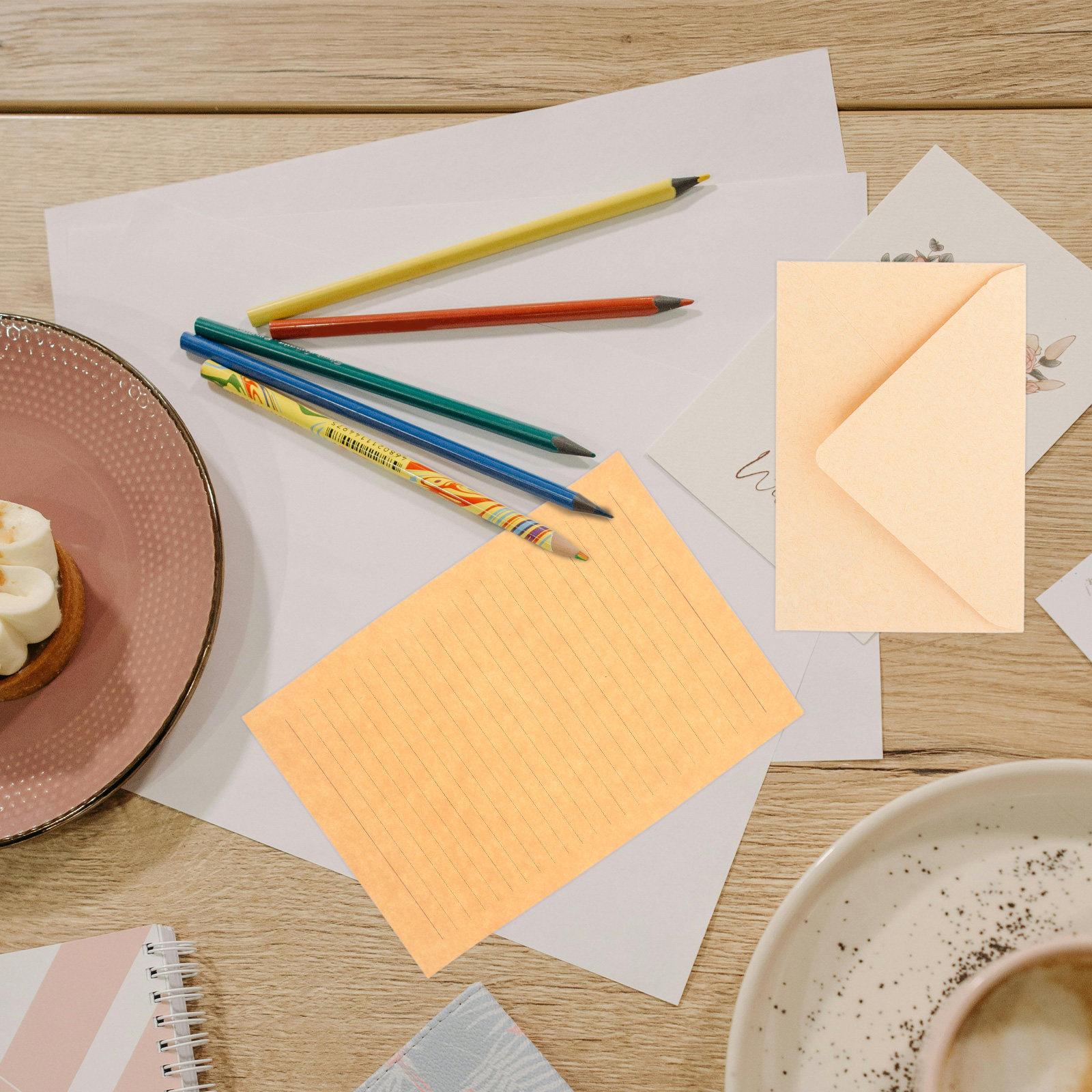 1 conjunto de artigos para esc - Letter Envelope Kraft avaliação e preço