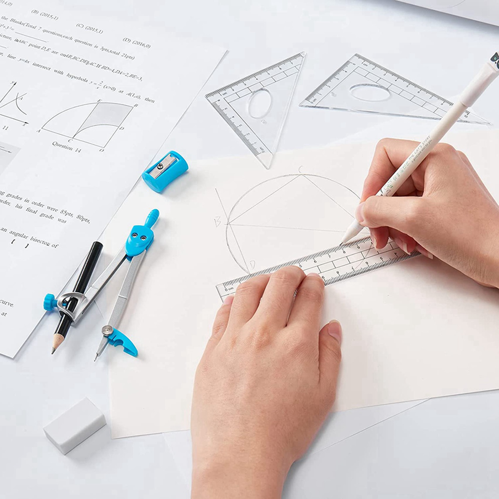Conjunto de instrumentos de ge - Compass Geometry Set avaliação e preço