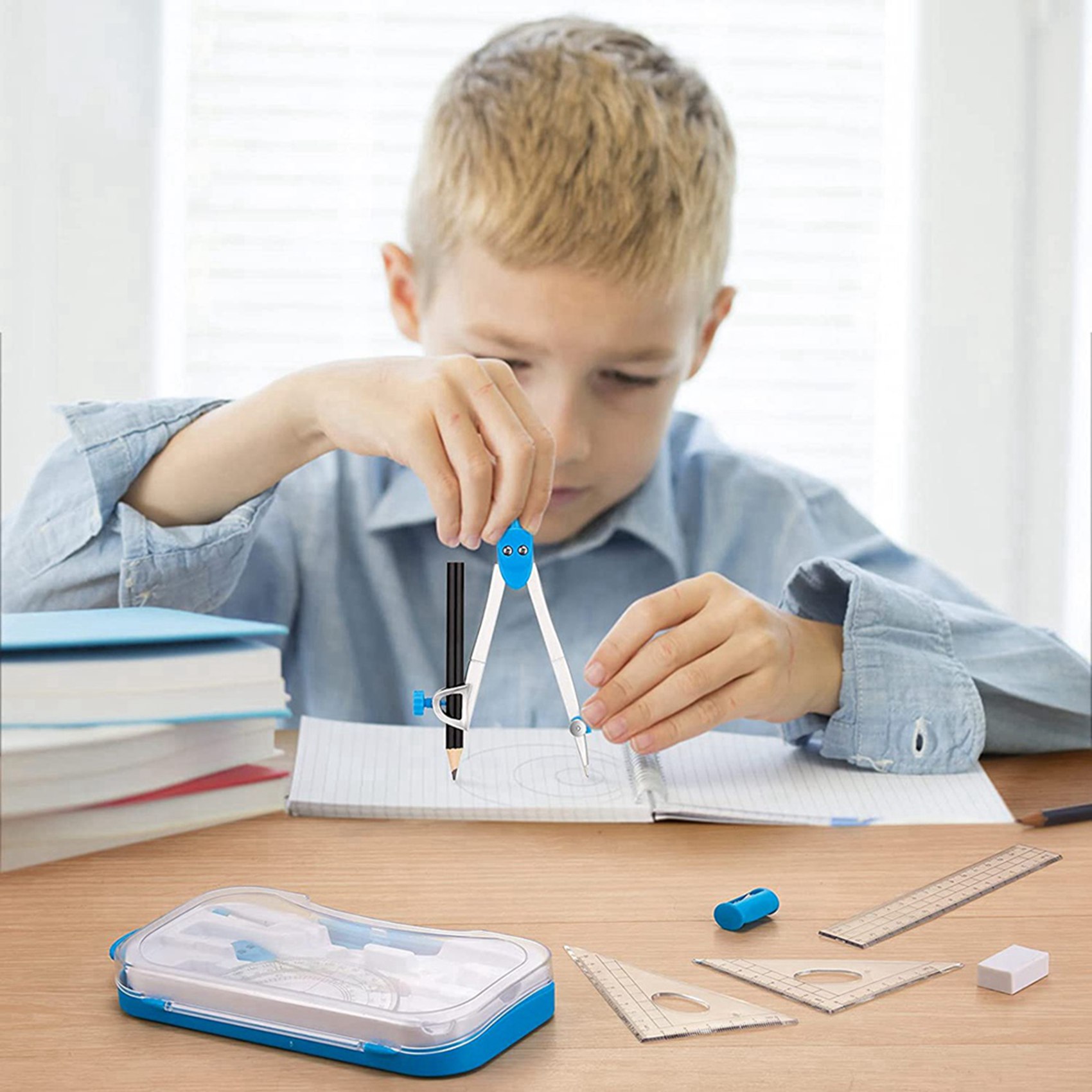 Conjunto de instrumentos de ge - Compass Geometry Set avaliação e preço