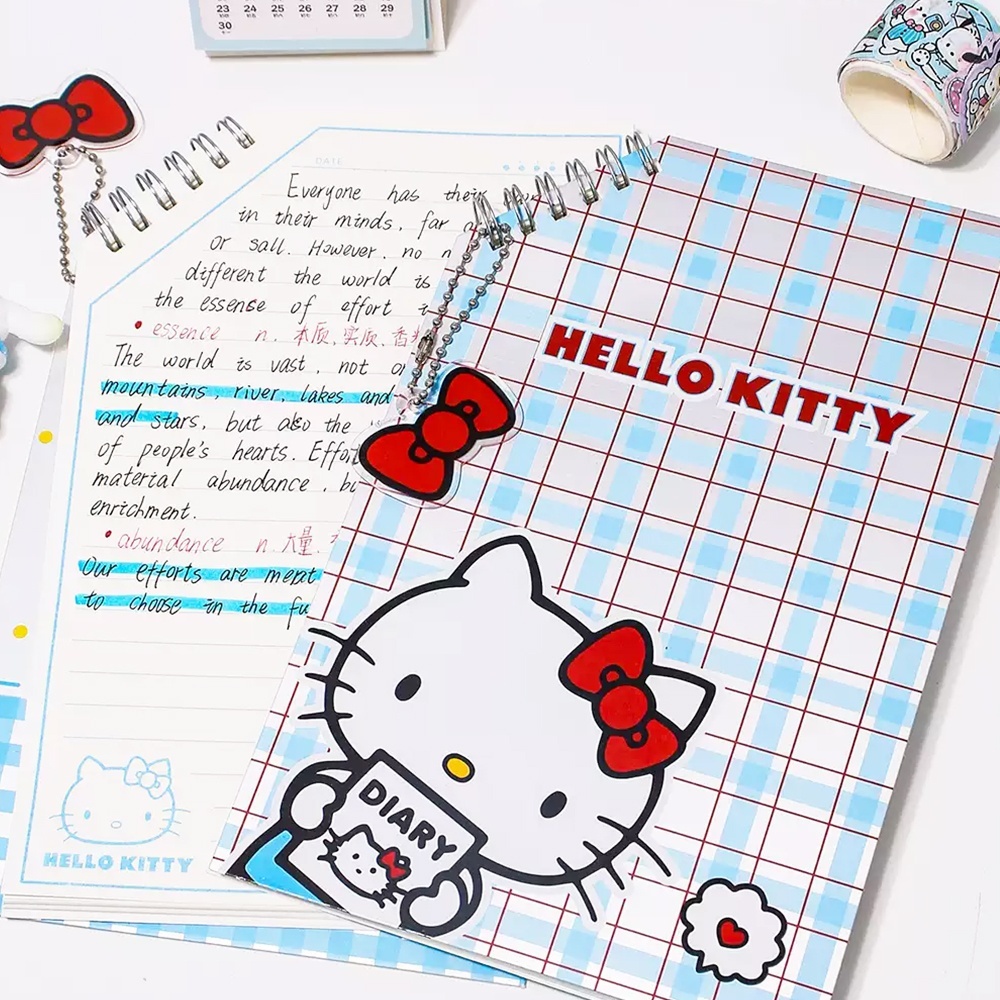 Caderno Espiral Diagonal Hello - Office Supply Office Stationery Items avaliação e preço