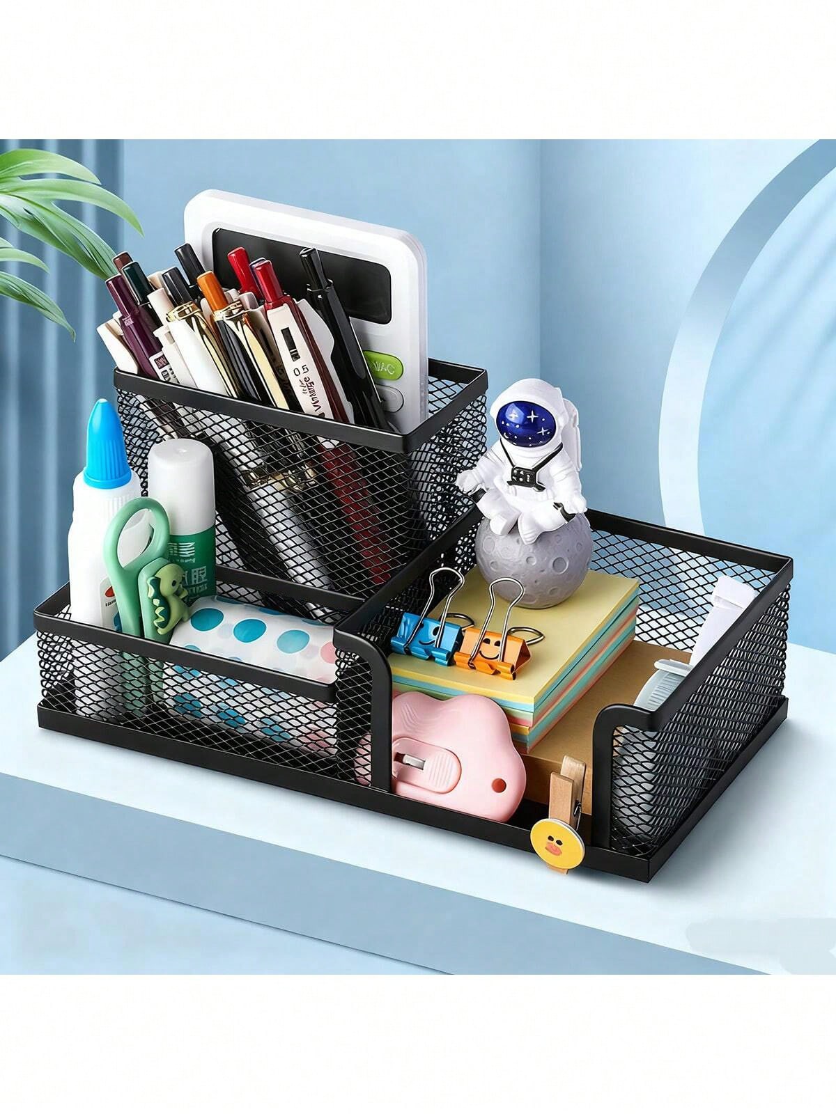 Organizador de mesa em metal p - Office Supply Office Stationery Items avaliação e preço